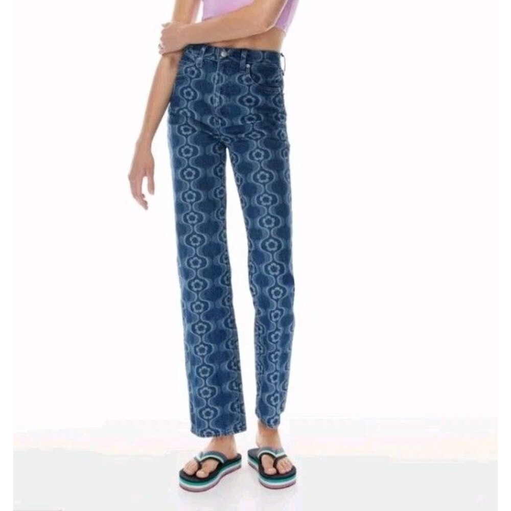 Aritzia Sunday Cowboy High Waisted Straight Leg Jeans Women's Size 2